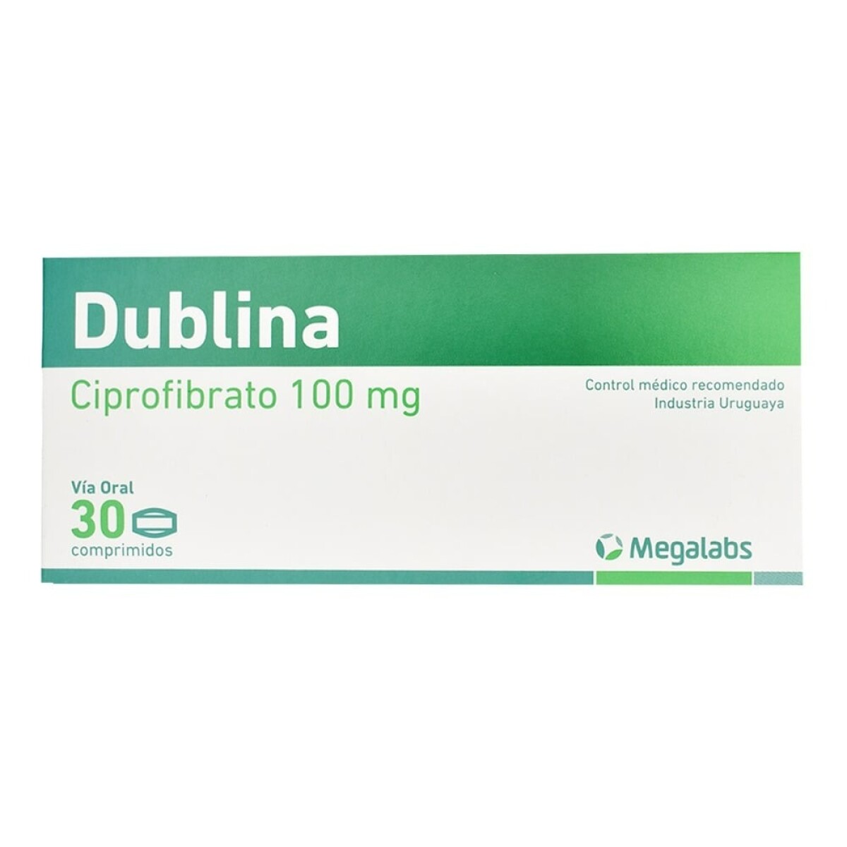 Dublina 100 Mg 30 Comprimidos 