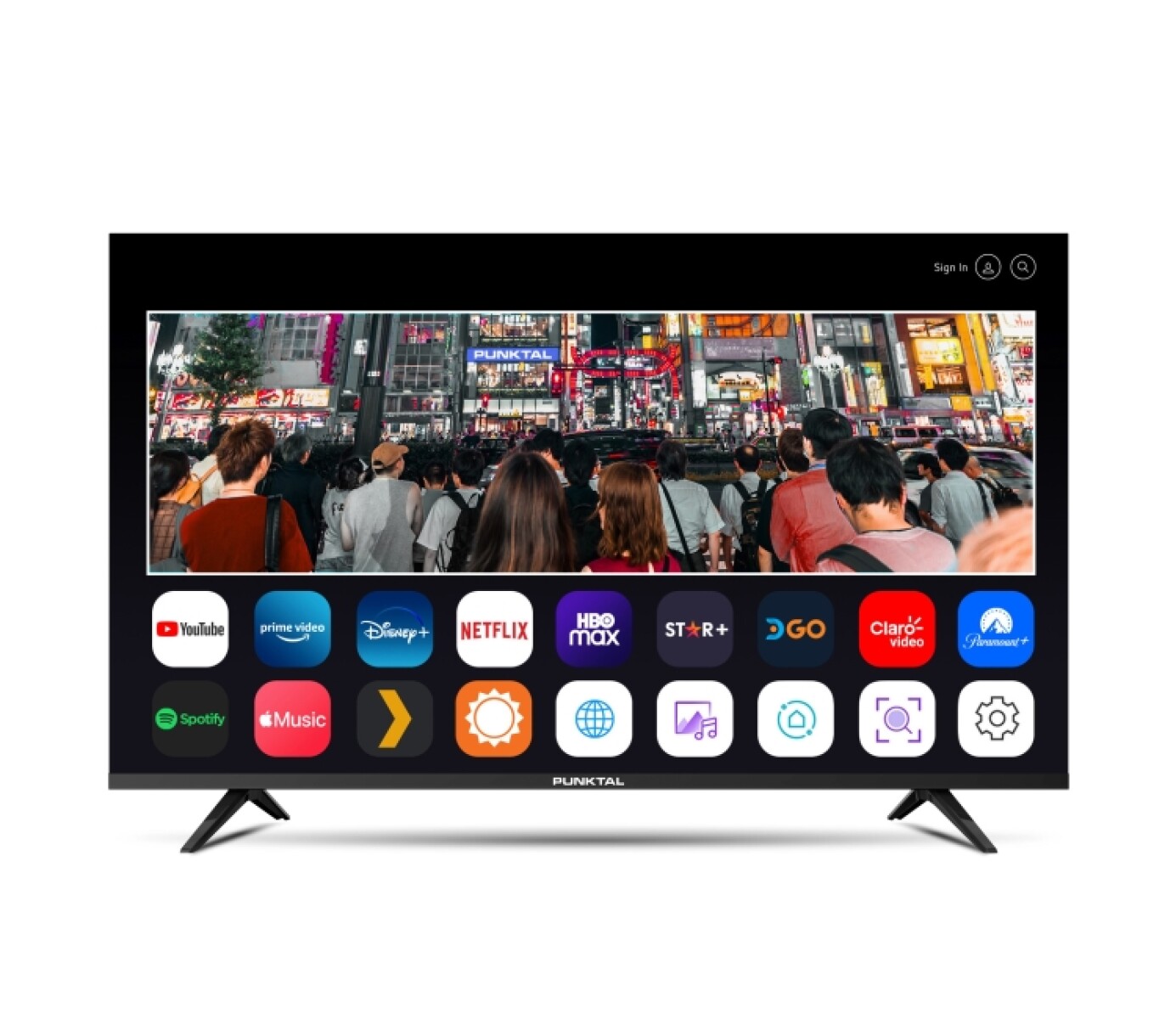 Tv Smart Punktal 65" 4k Frameless 