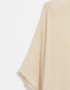 Kimonos Kimono Tejido Con Flecos - Blanco Crudo