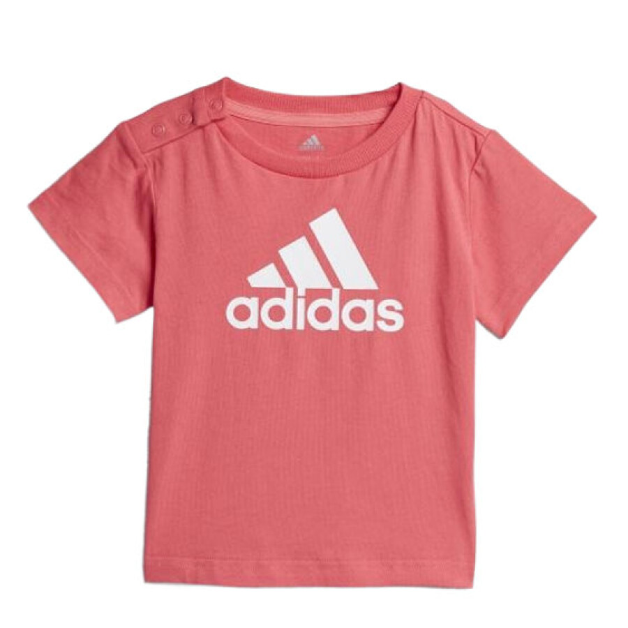 Remera de Niños Adidas Favorite Rosado - Blanco