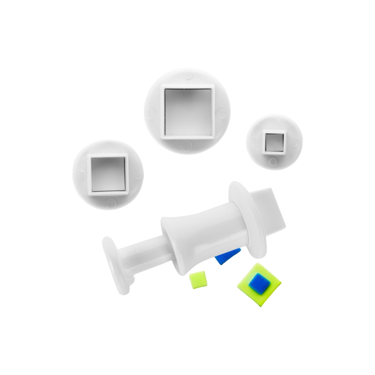 Cortantes con Expulsador Set 3 Unidades 