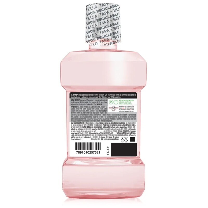 Enjuague Bucal Listerine Sandia Y Menta 500 Ml. Enjuague Bucal Listerine Sandia Y Menta 500 Ml.
