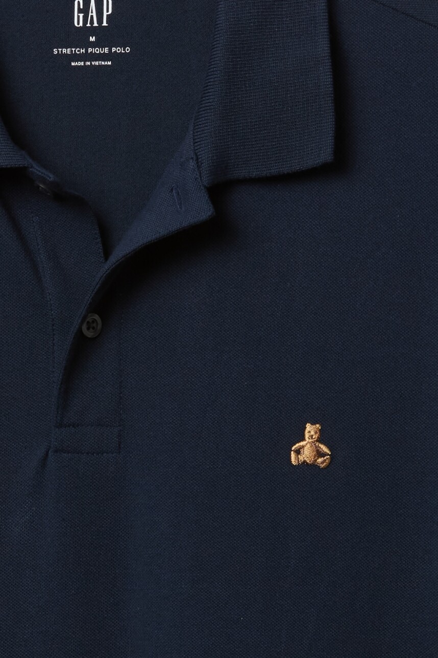 Remera Polo Osito Brannan Hombre Tapestry Navy