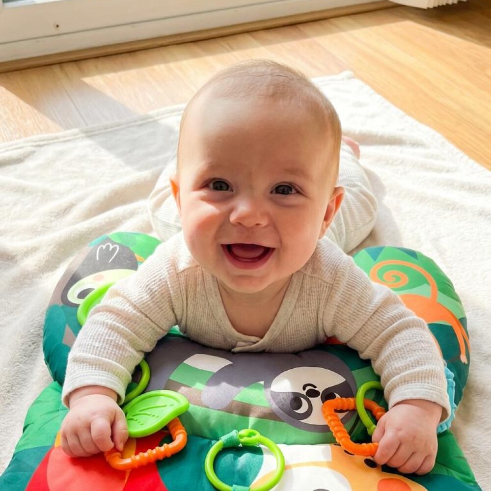 Almohada estimulacion tummy time jungla Almohada estimulacion tummy time jungla