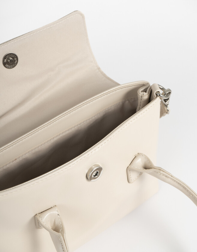 City Cartera City Crudo - Blanco Crudo