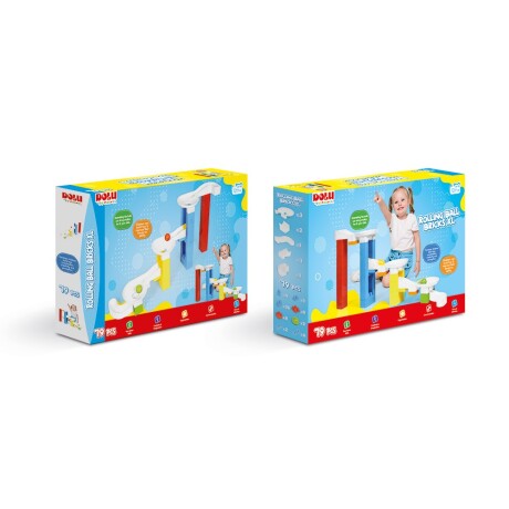 Set de Bloques de Encastre Dolu 5164 79 Piezas con Canicas 001