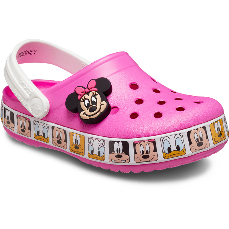Crocs Minnie Mouse Band Clog T Rosa