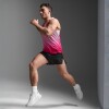 Bividi Running Light Speed React Singlet Hombre Fuchsia Grad/black Reflective