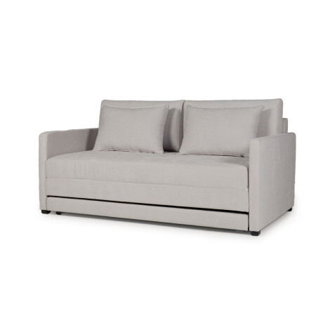 Sofá Cama Quito - 176 - Tela Microfibra TC1009 (Plata)