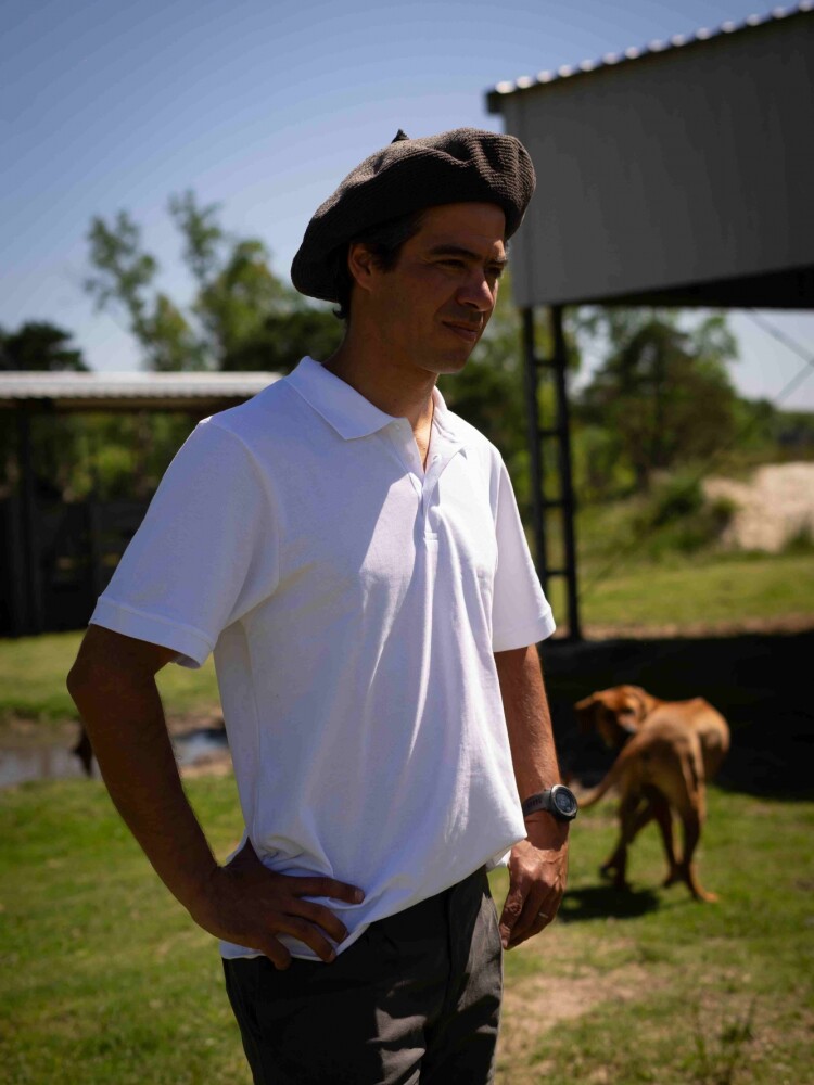 Remera Piqué Blanca