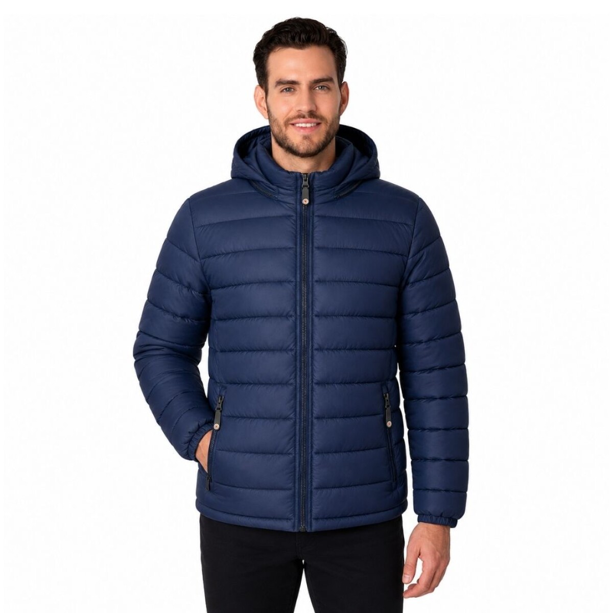 Campera capitoneada - Azul Marino 