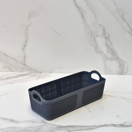 Canasto Organizador Polipropileno Alto 8cm x Ancho 12cm x Largo 28cm Canasto Organizador Polipropileno Alto 8cm x Ancho 12cm x Largo 28cm