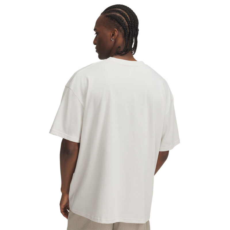 UA M HW OS Branded SS-MRN WHT-110