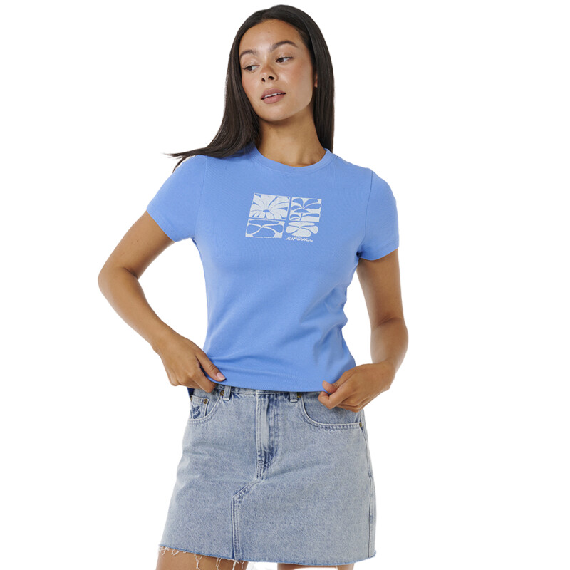 Remera Rip Curl Oceanic Fitted Tee - Azul Remera Rip Curl Oceanic Fitted Tee - Azul