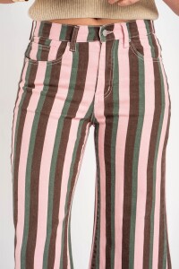 Jean Flared Rayado Multi