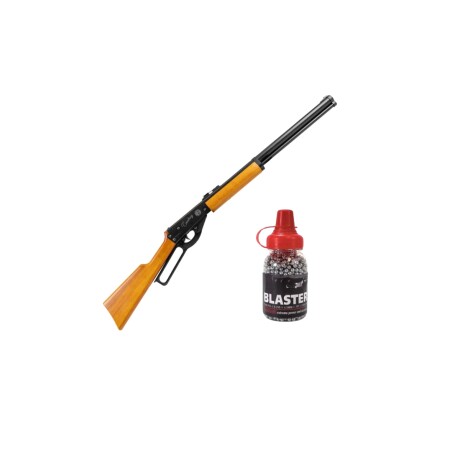 Combo - Rifle palanquero COWBOY 4.5mm Madera - Rossi + Bbs balines de acero 4.5mm Combo - Rifle palanquero COWBOY 4.5mm Madera - Rossi + Bbs balines de acero 4.5mm