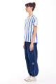 T-shirt Atenas Stripes Azul