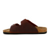 Country Sandalia Cuero Casual Caballero C/dos Tiras C/hebilla Suela Baja / Marrón Marron