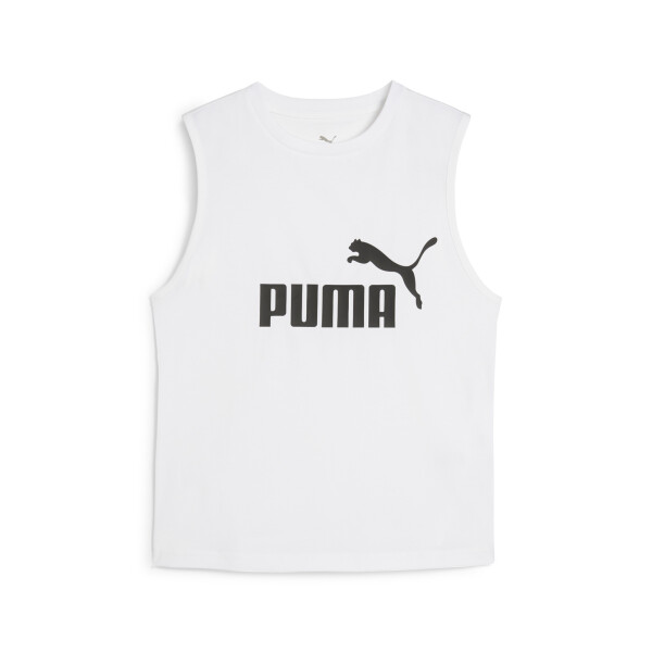 Musculosa PUMA ESS Slim Tank de Mujer - 684968 02 Blanco