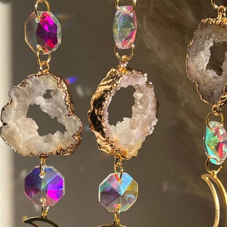 Atrapasol Con Piedra Semipreciosa Blanca Atrapasol Con Piedra Semipreciosa Blanca