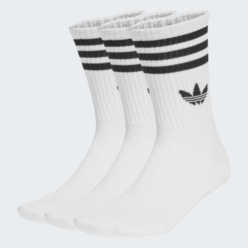 Medias Adidas 3 Rayas Blanco