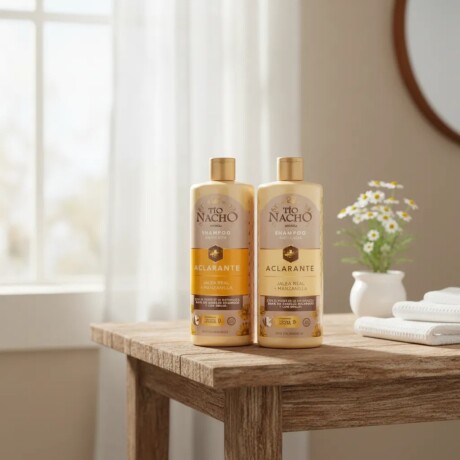 Pack Shampoo + Acondicionador Tio Nacho 415ml ACLARANTE