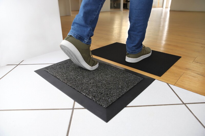 SANIMAT 3858 FELPUDO PEDILUVIO SANIMAT EN PVC 38X58CM 201 GRIS *