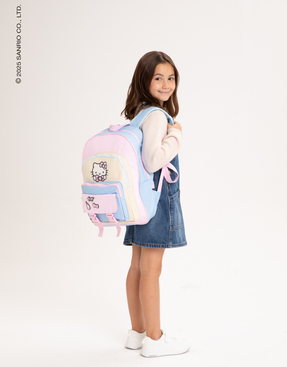 Mochila Multipocket "hello Kitty" 