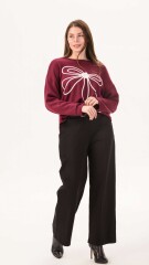 Sweater aurora bordo