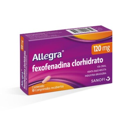 Allegra 120 mg x 10 comprimidos Allegra 120 mg x 10 comprimidos