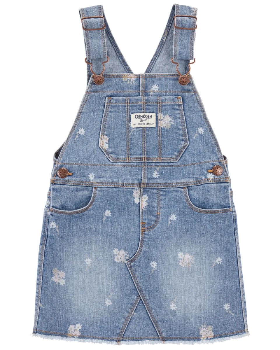 Jumper de jean diseño floral 