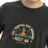 Remera Reef Oversize Washed Negro