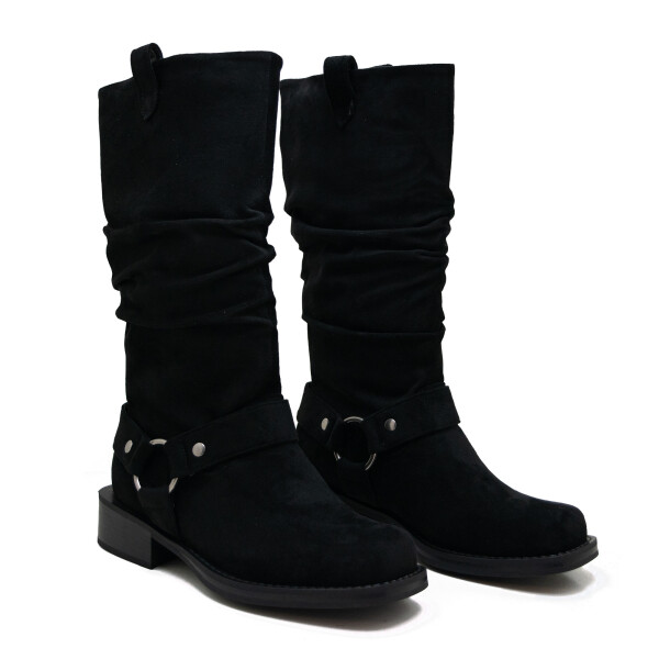Botas Country caña alta de Mujer - HX2946-B9045 Negro