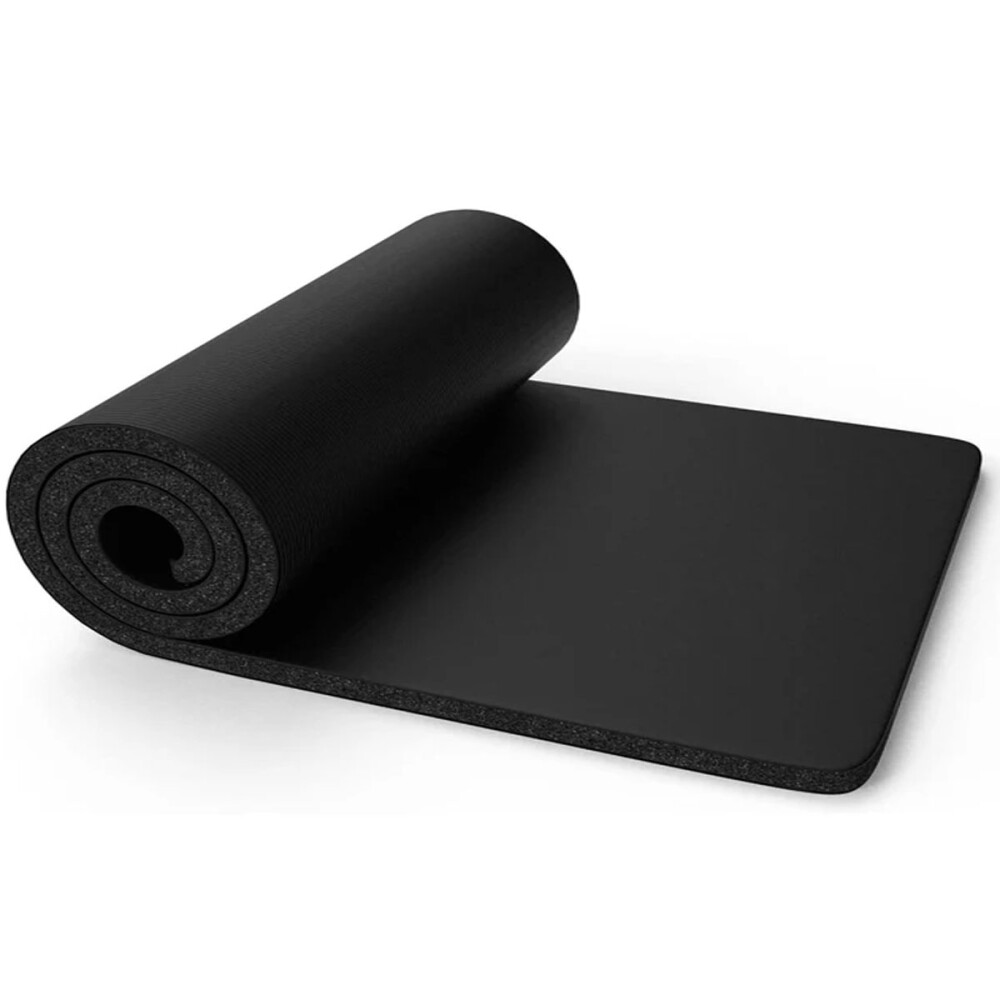 Colchoneta De Yoga Antideslizante 15mm Negro