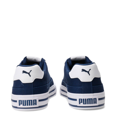 Championes de Hombre Puma Court Classic Vulc Azul - Blanco