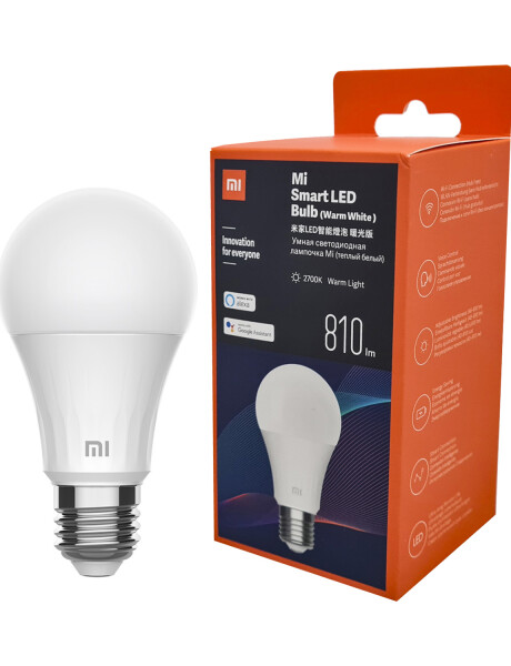 Lámpara LED Smart Wifi Xiaomi E27 blanco cálido 2700k Lámpara LED Smart Wifi Xiaomi E27 blanco cálido 2700k