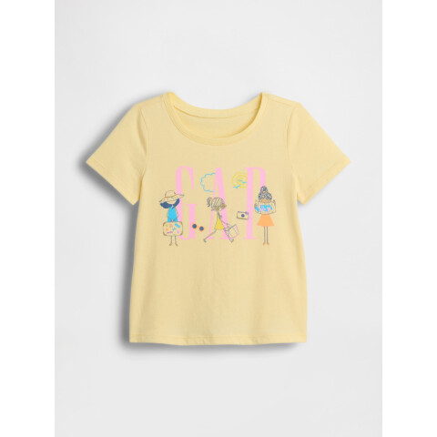V-FRCH BF LOGO TEE SU26 LIGHT YELLOW
