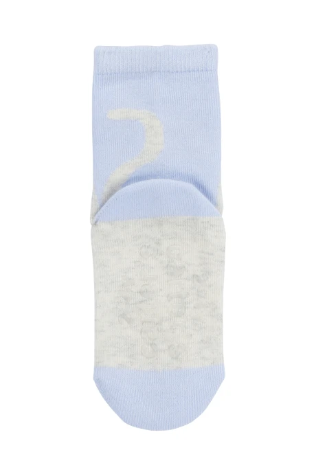 Pack seis pares de medias de algodón, diseño gato Pack seis pares de medias de algodón, diseño gato