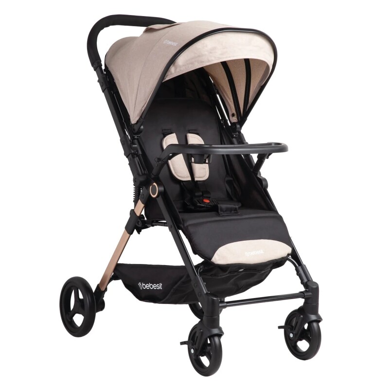 Coche CITY, Manillar Reversible, plegado sencillo y compacto, BEIGE Coche CITY, Manillar Reversible, plegado sencillo y compacto, BEIGE