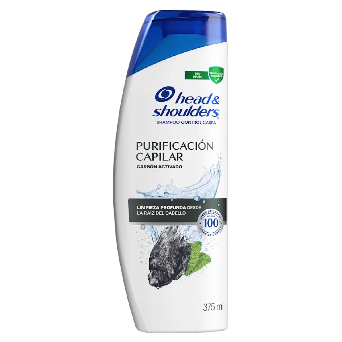 Shampoo Head & Shoulders Carbón Activado Purificación Capilar 375 ml 