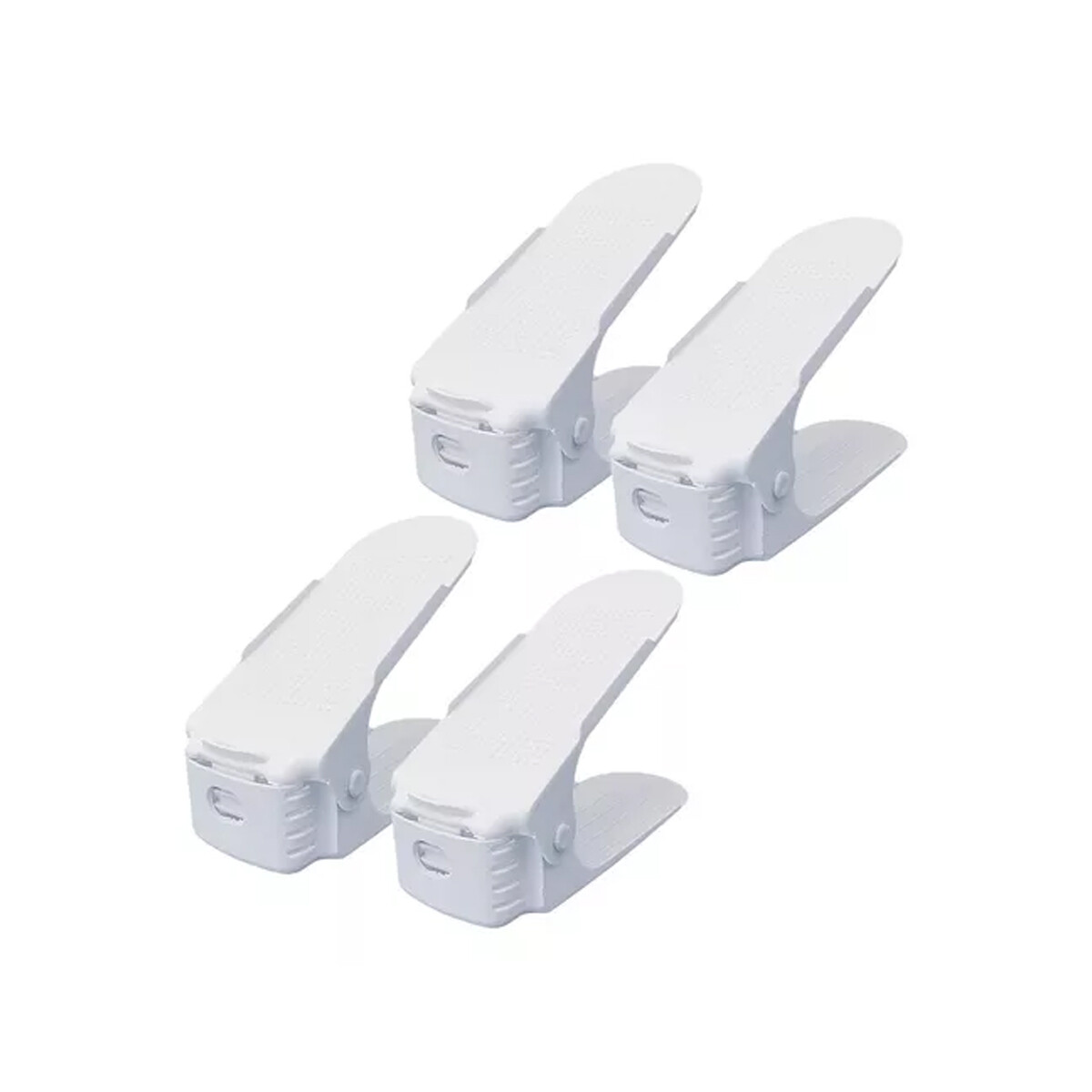 Organizador regulable de zapatos x4 - BLANCO 