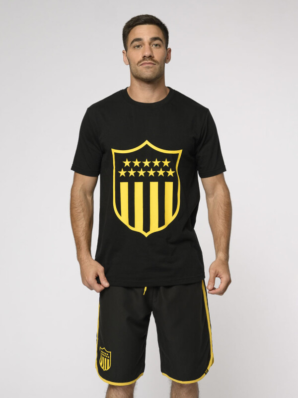 Remera Manga Corta CAP Escudo Peñarol Hombre 023