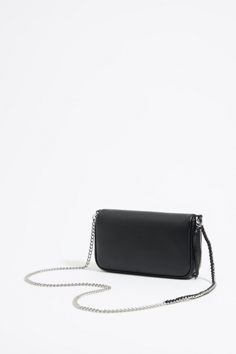 BOLSO BANDOLERA MINI PIEL Negro