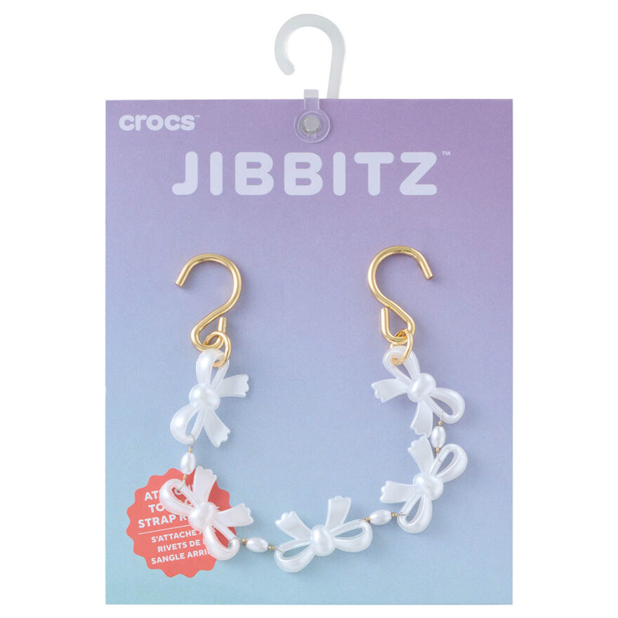 Jibbitz Pearl Bow Rivet Chain Multicolor