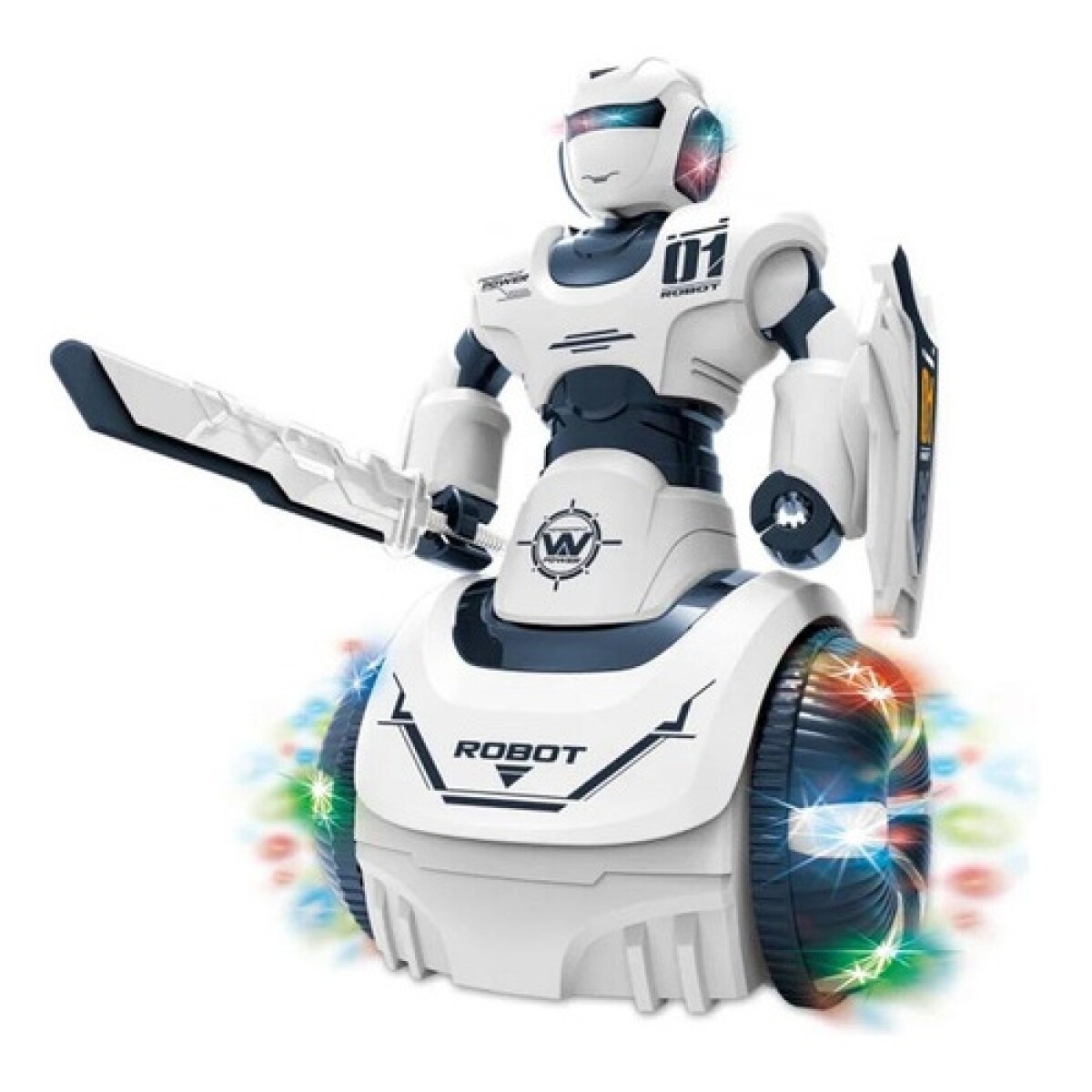 Robot con luces sonido y movimientos 22cm 