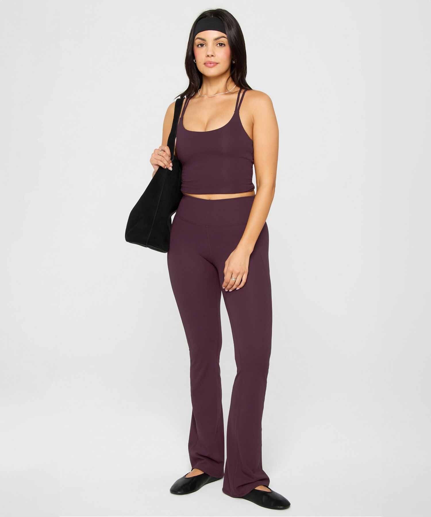 Top Con Sujetador Principal Built-In Bra Mujer Oxblood