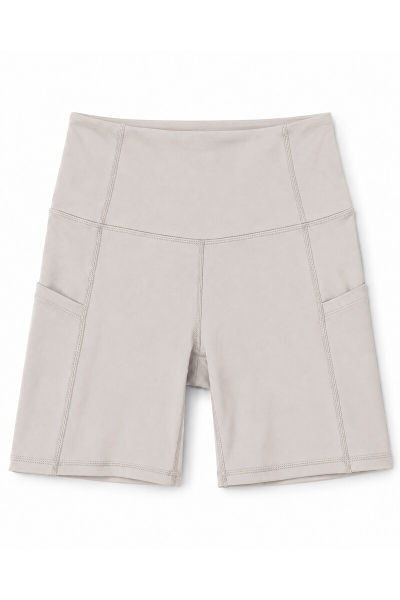 Calza Biker con bolsillos Beige