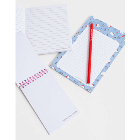 Set De Librería ''hello Kitty'' Combinacion Multicolor