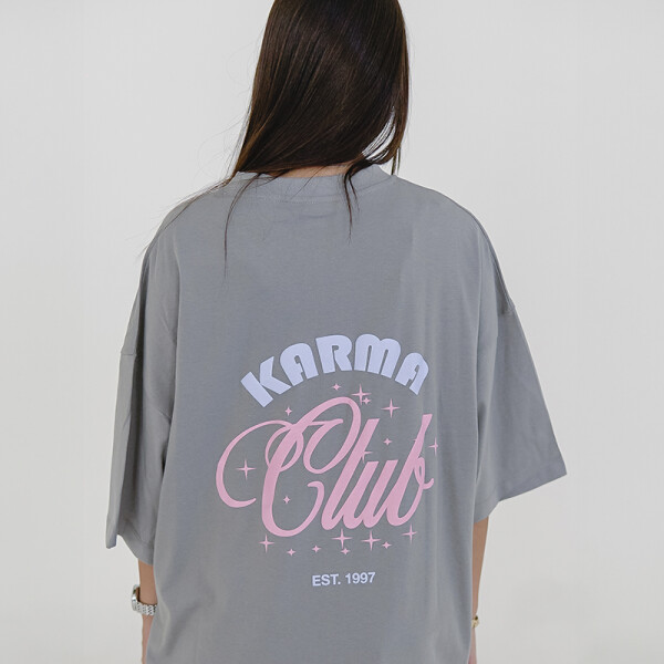 Remera Pulau Karma Gris
