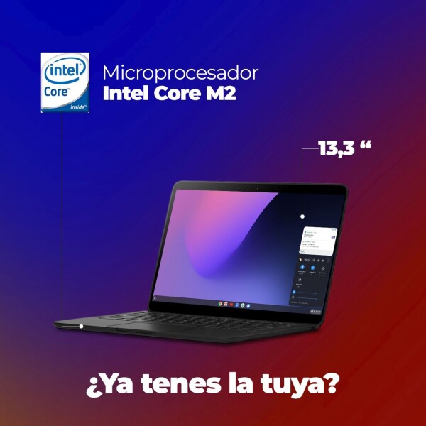 Notebook Laptop HP Google Pixelbook Go M3 8Gb Ram 64gb 13.3¨ Variante Color Negro